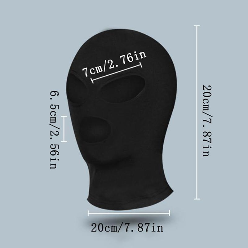 Adult Elastic Fabric Intimate Headband Breathable Outdoor Role-playing Windproof Sun Protection All Inclusive 18+ Sex Toy