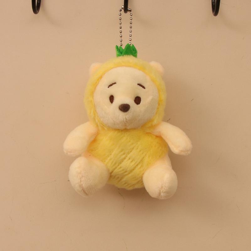 

Новый плюшевый плюшевый медведь в виде ананаса, кукла, школьный рюкзак, подарочная кукла, брелок в стиле сайдинга 4 inch