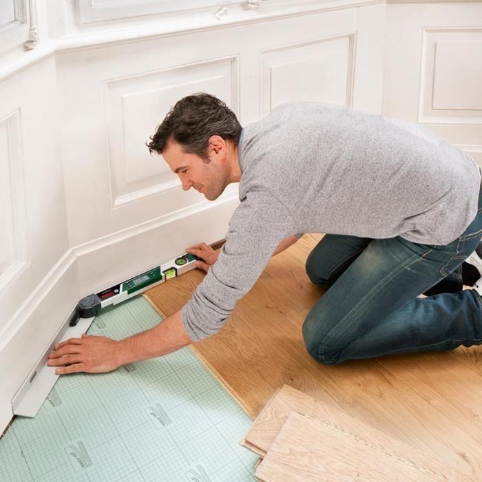 Bosch Mesureur d'angle UniversalAngle (mesure et transfert précis d'angles jusqu'à 220°, avec fonction de calcul intégrée)