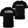 Duramax Turbo Diesel T-shirt, American Flag Logo Graphic, 2 Sides, Soft Cotton
