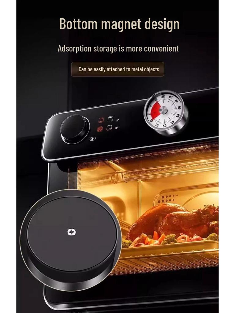 Magnetic Visual Timer for Kitchen and Learning - Kids Cooking and Study Alarm Clock