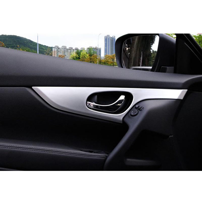 Car Stick Trim Armrest Door Inner Handle Bowl Frame Cover Lamp For Nissan X-Trail T32/Rogue 2014 2015 2016 2017 2018