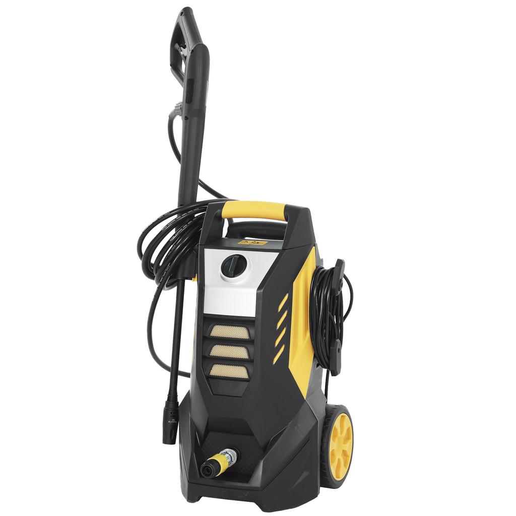 High-Pressure Washer with Aluminum Pump 135 Bar Maximum Pressure 1800W Power 540 L/h 5m Hose Adjustable Nozzle & Handles