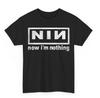 Gjentrykk Nine Inch Nails band Now I'm Nothing Charcoal T-skjorte gjentrykk