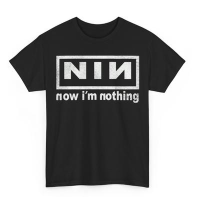 Nachdruck Nine Inch Nails Band Now I'm Nothing Charcoal T-Shirt Nachdruck