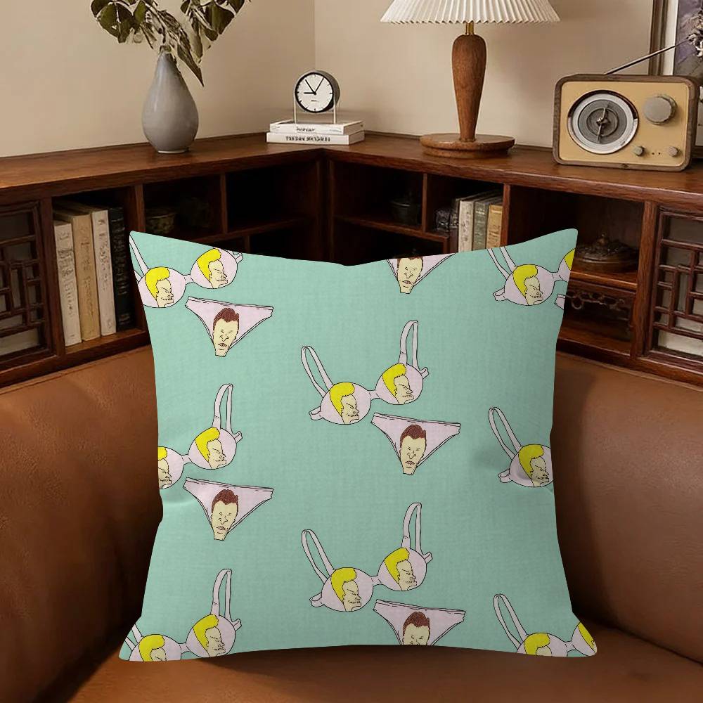 Cartoon Anime B-Beavis And Butt-Head 4 Personalized Pillow Dust Cover Bedroom Decoration Pillowcase Birthday Children Gift