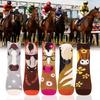 1Pair Lightweight Photography Comfortable Skin Friendly Soft Stage Socks Indoor Warmth Fashion Cartoon Daily