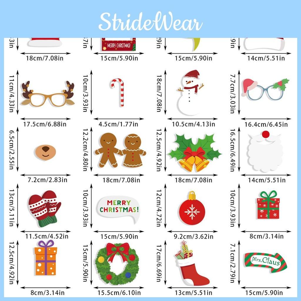 Party Christmas Decor Photography Props With Snowman Gingerbread Man Design