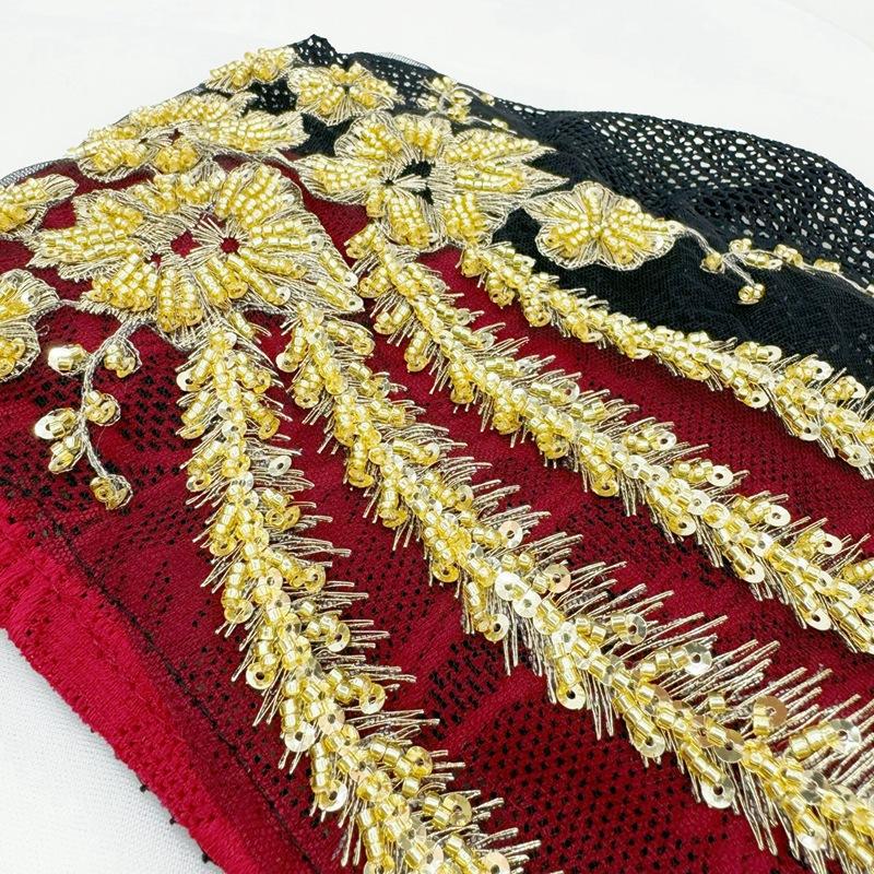 Ethnische trendige Schalmütze Schwerindustrie Phoenix Schwanz Haarband Western Stil Dünne Baotou Mütze Hüte & Mützen (Damen)