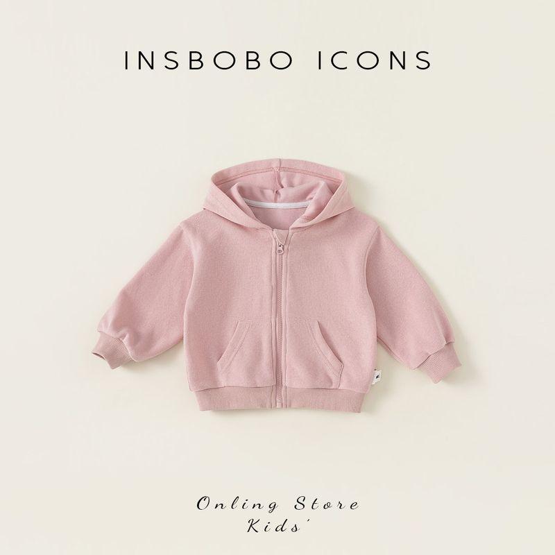 Children s Sweater Autumn and Winter Baby Fleece Padded Coat Pink 90