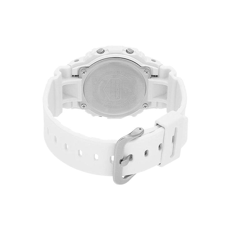 CASIO small square LCD display shock-proof Quartz resin strap men and women same style white dial DW-5600MW-7&BGD-5000U-1BPR