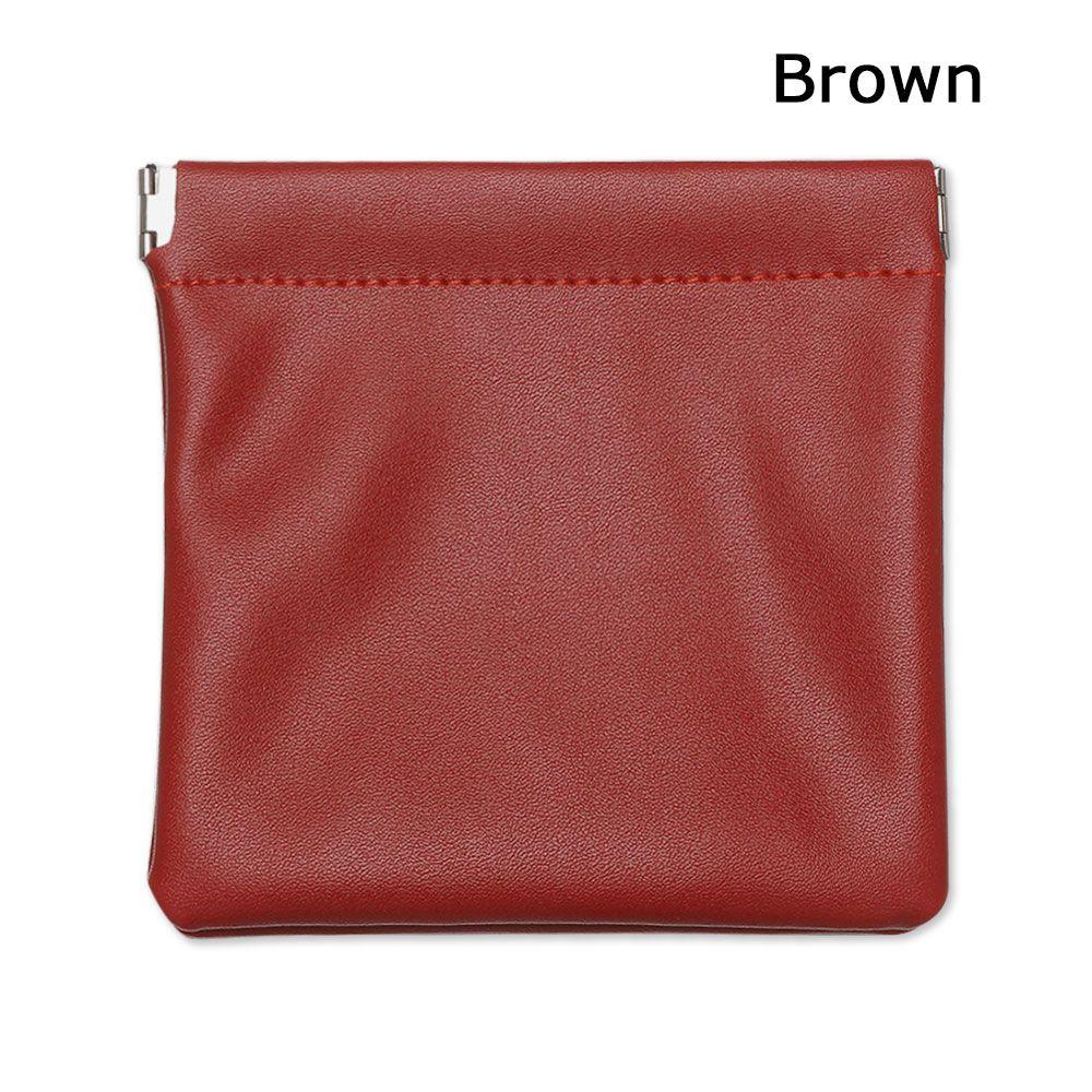 Fashion PU Leather Coin Pocket Purse Wallet Clutch Purse Key Pouch Earphone Bag Storage Bag Credit Card Holder Travel Accessory