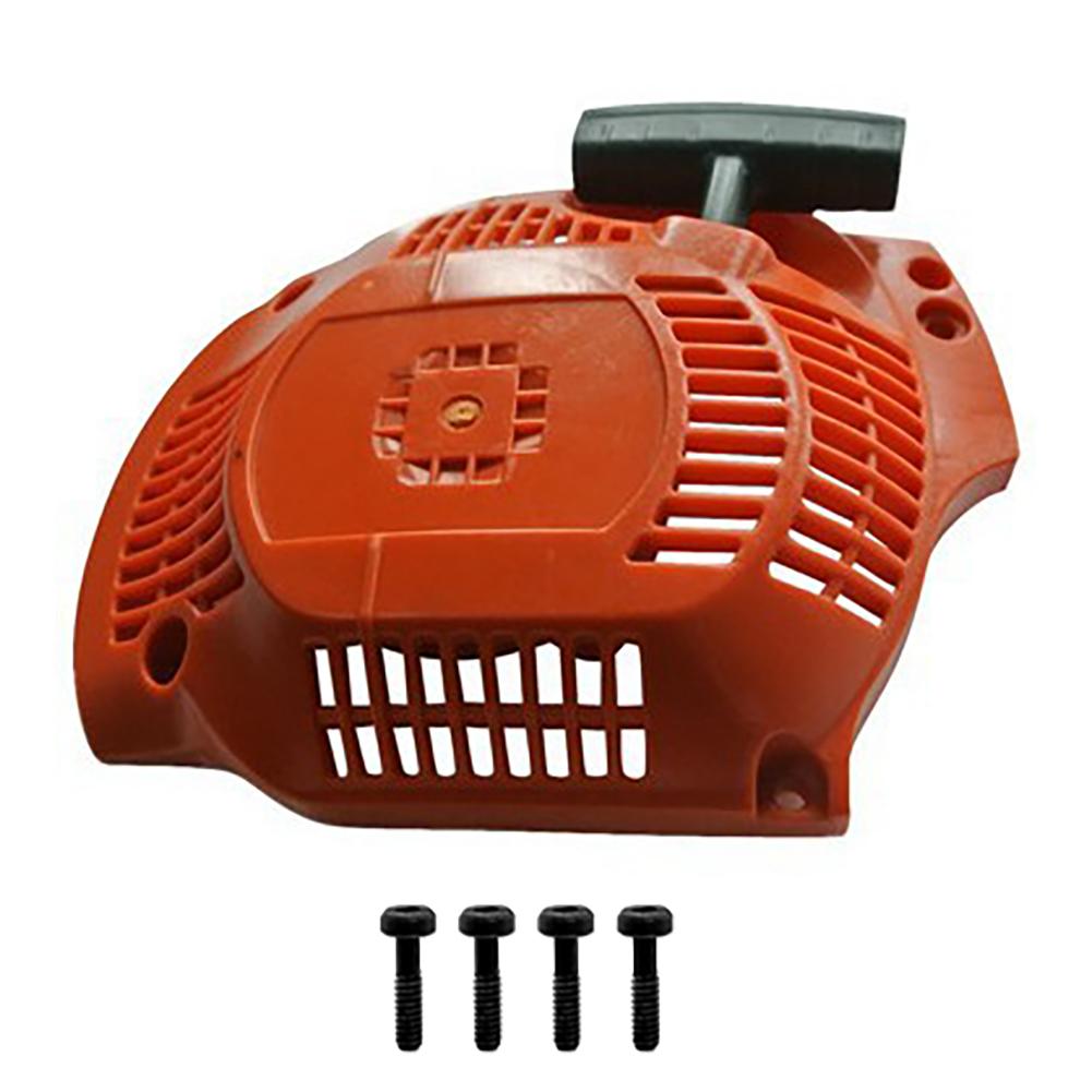 Pull Assembly Recoil Starter Drawstring Mechanism Low-noise Startup Robust Plastic Construction Plastic For 445 Chainsaw