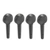 4 Pcs Quality Violin Strings Shaft Tuning Pegs Accessories Ebony Solid Wood(for 1 4 Violin)