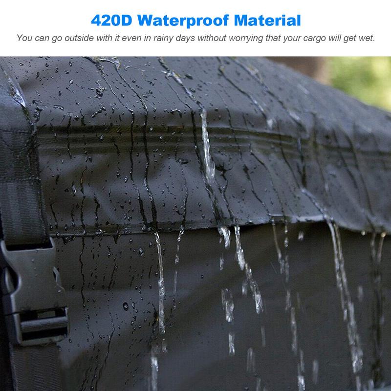 420D Waterproof Cargo Bag Car Roof Cargo Carrier Universal Luggage Bag Storage Cube Bag for Travel Camping Rooftop Cargo Bag
