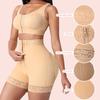 Plus Size High Compression Tummy Control Shaper Pants with Zipper and Hook for Waist Training and Hip Lift