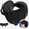 3D Contoured Travel Pillow 100% Blackout Zero Eye Pressure Sleeping Mask Soft Adjustable Travel Accessories Airplane