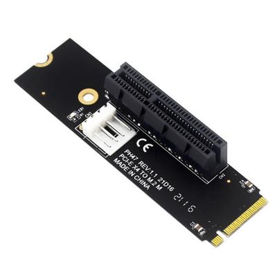 M.2 To PCIE 4X Risers Card M.2 To PCIe Adapter Power Risers Expansion Card Converter for Computer Accessories
