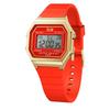 Autorizovaný distributor [Ice watch] Ledové hodinky digitální dámské 022070 ICE číslice červená vášeň malá