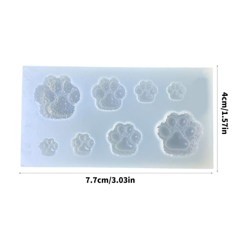 Silicone Kitten Claw Mold Multi Purpose Craft for Resin Epoxy Candle Soap Handmade Jewelry Decoration Easy Release