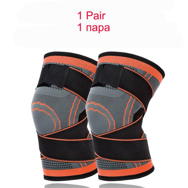 

1 пара мужских спортивных компрессионных наколенников эластичные наколенники оборудование для фитнеса волейбол баскетбол езда бег S