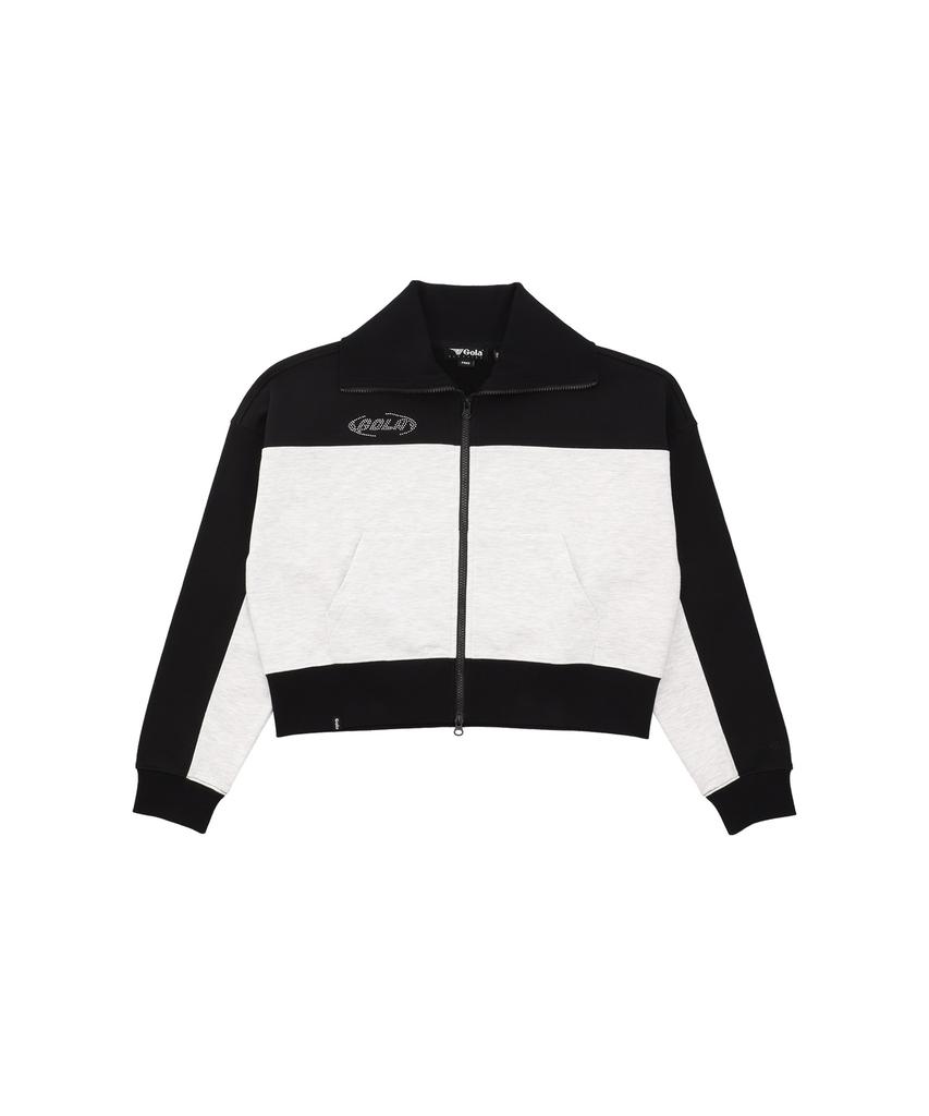 GOLA W Color Block Zip-Up Sweatshirts [Black]