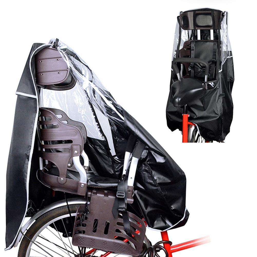 Kinder Fahrrad Regenmantel Fahrrad Regenschutz Regenschutz Fahrrad Rücksitze Regenmantel Schwarz