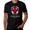 ENGLAND LÖWENKOPF ST GEORGSKREUZ T-Shirt Übergröße Outdoor Freizeit Oberteil