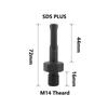 Angle Grinder Thread Adapter: M10/M14 to 5/8-Inch Drill Bit Converter