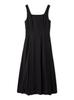 Cotton Balloon Dress 13WFO264008 BLK 1 [Emi] Women's