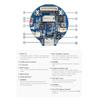 160MHz ESP32 C6 IoT Development Board 1.28 Inch IPS Color Screen QMI8658 Sensor PCF85063 RTC Chip Wireless Communication Module