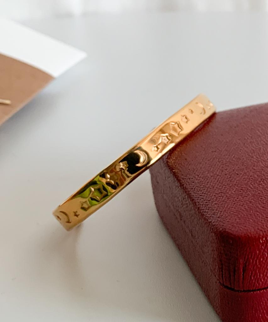 Sabona London G7 Gold Plated Celeste Copper Bangle