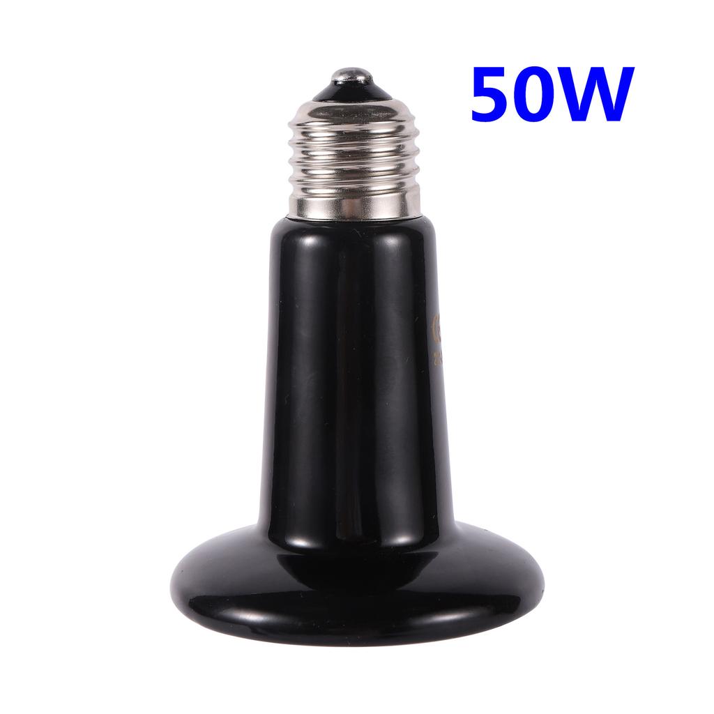 Domácí plaz Daleko infračervená keramická topná lampa 110V/220V Emitor tepla Žárovka 25W 50W 75W 100W 150W 200W Vytápění pro líhnutí zvířat