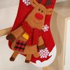 Christmas Cartoon Characters Window Hanging Ornament - Santa, Reindeer, Snowman Stocking & Gift Bag Decor