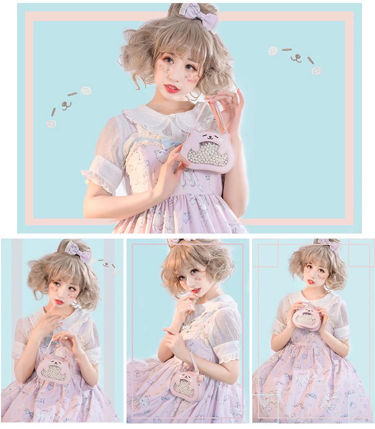 Heart Mini Ita Bag: Cute Girlish Crossbody Coin Purse with Soft Lipstick Packaging Decoration