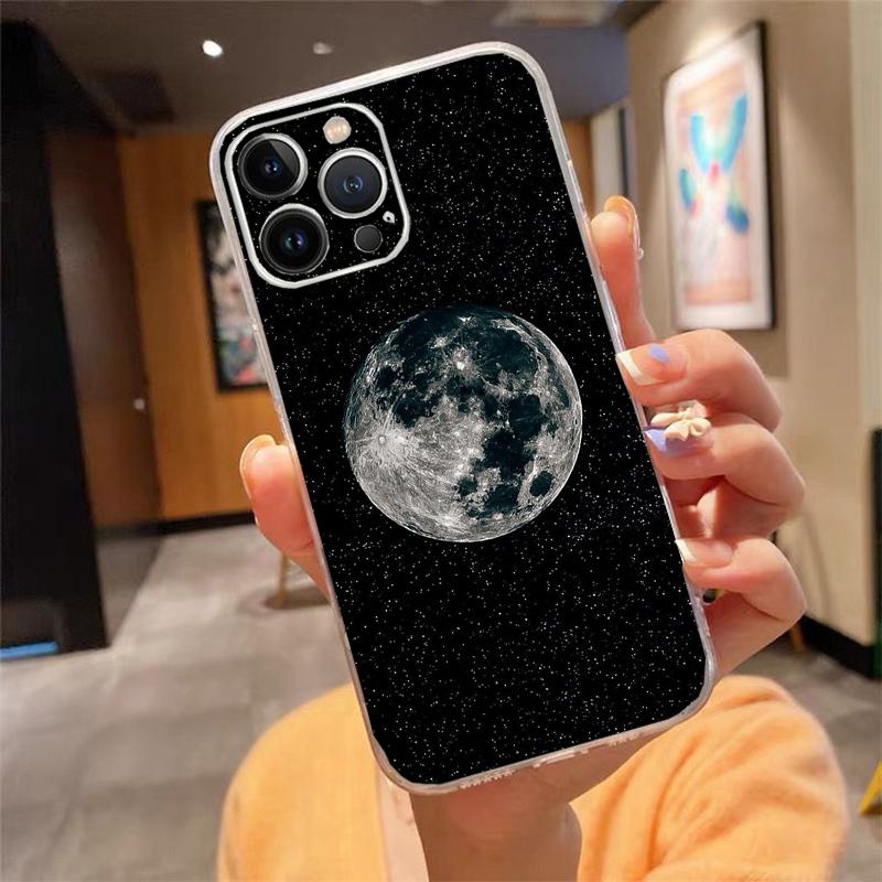 Phone Case For iphone 17 Air 17 Pro Max 16 15 14 13 Pro Max 15 16 Pro 15Plus Space Astronaut Star Moon