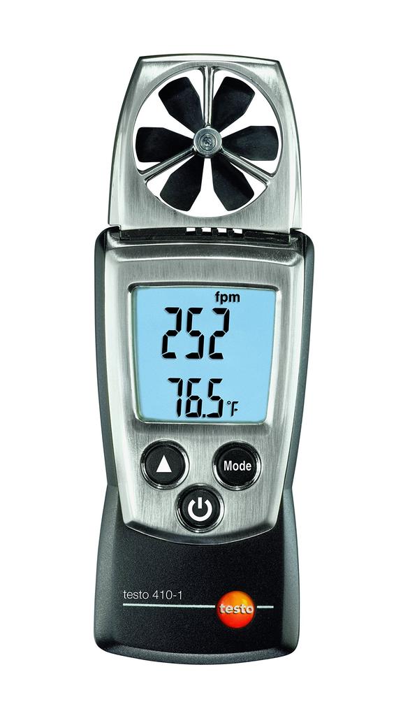 Anemometru Testo cu paletă, dimensiune de buzunar, 410-1