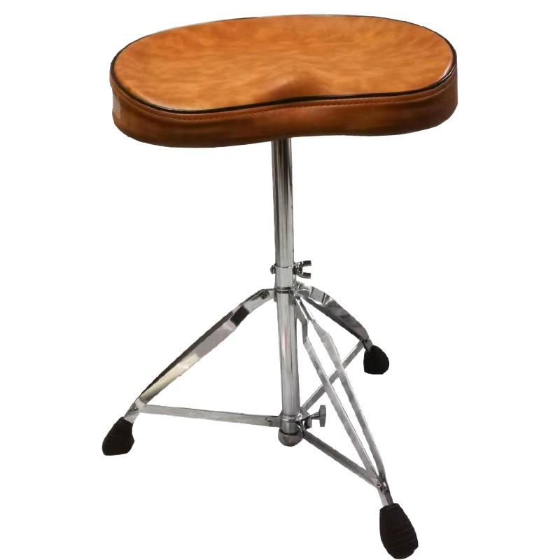 

Adjustable Drum Stool with Backrest - Leather Saddle Style for Adults and Kids верблюд