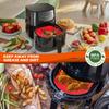 2/3Pcs Reusable Airfryer Pan Liner Accessories Thick Square Air Fryer Silicone Pot Food Safe Non Stick Chicken Airfryer Basket