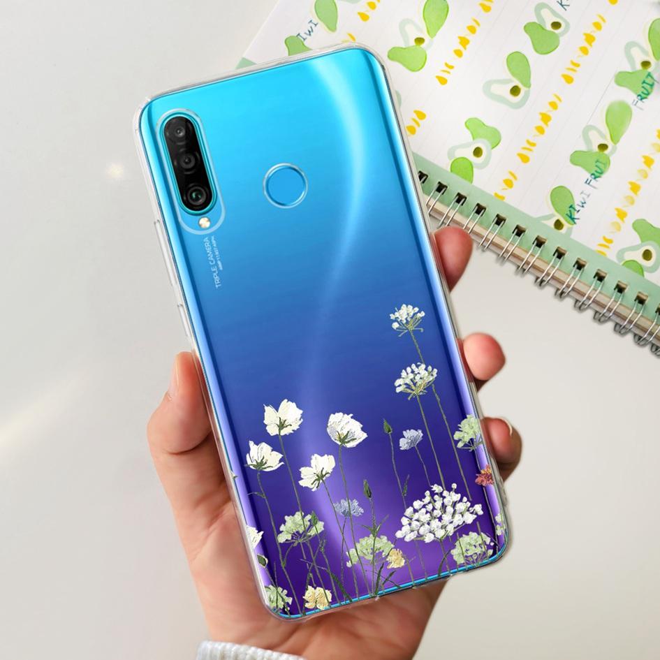 For Huawei P30 Lite Case MAR-LX1M MAR-L21A MAR-LX1A Cute Astronaut Cover Clear Silicone Bumper For Huawei P30 Pro Lite P 30 Capa