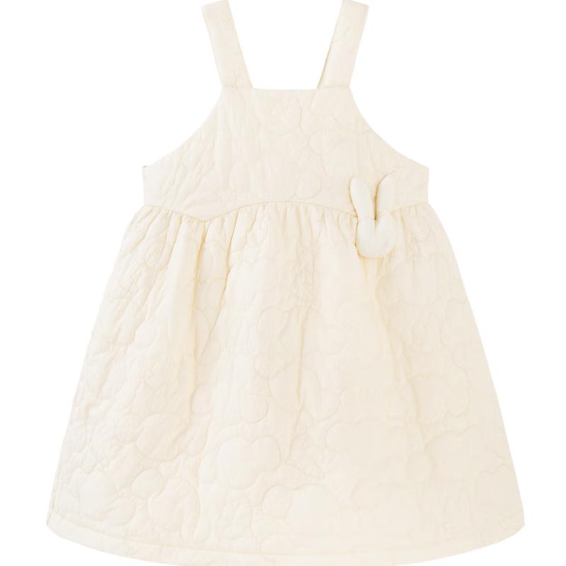 Mini Balabala Girls' Padded Pinafore Dress