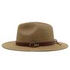 Panama straw hat panama European and American sun hat summer sun protection travel vacation beach woven cowboy hat
