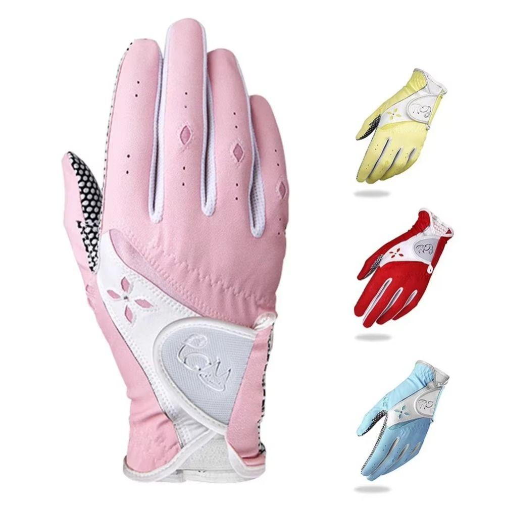 Breathable PU Leather Golf Mittens Comfortable Outdoor Sports Gloves  Outdoor Sports