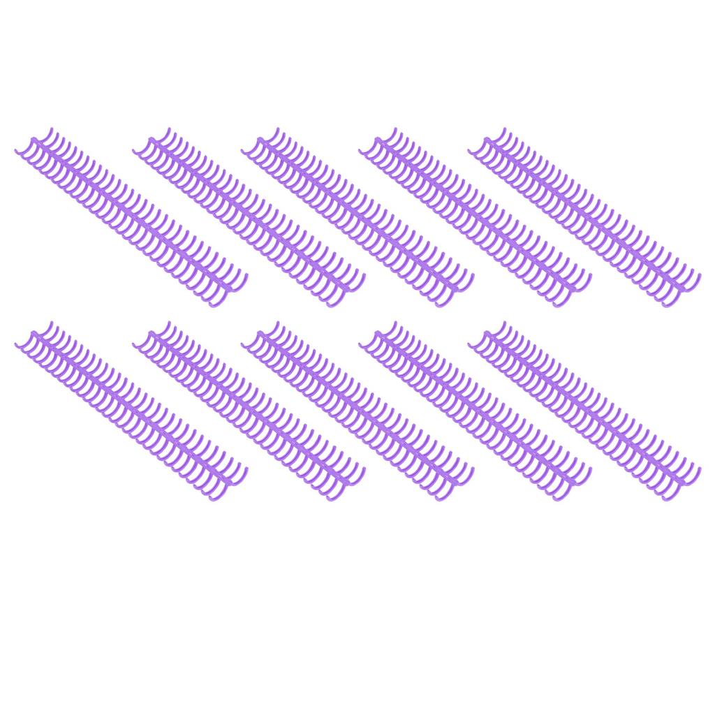 10PCS Plastic Binding Spines 19mm 30 s Comb Compatible with B5 Paper Size 150 Sheets Capacity