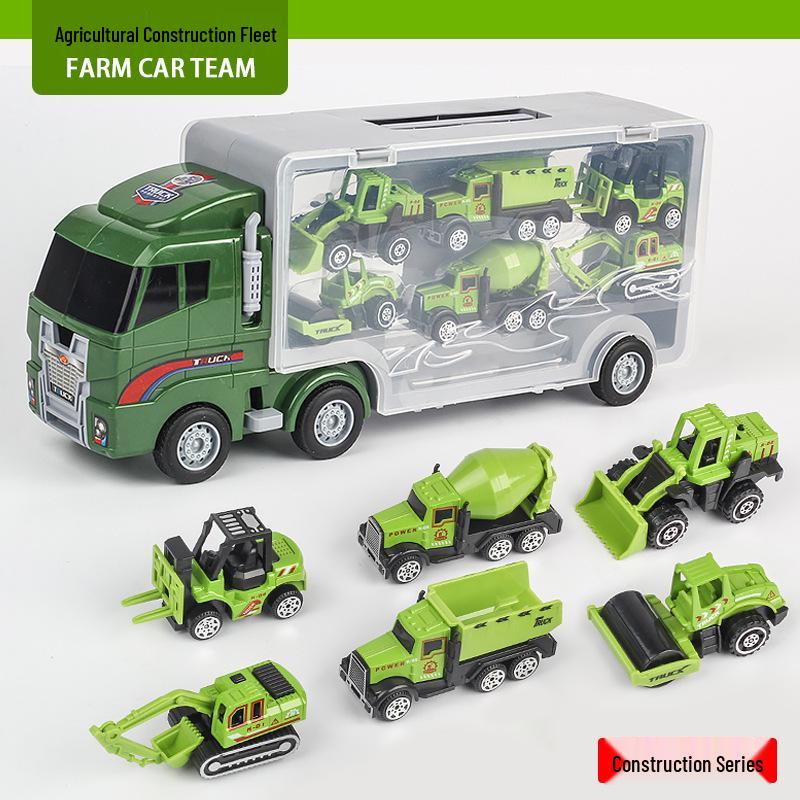 Children's Alloy Toy Car Model Storage Cabinet for Engineering, Firefighting, and Military Vehicles