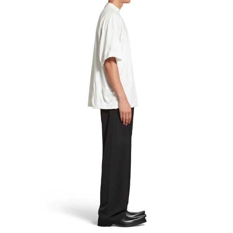 Balenciaga T Shirt Loose Fit Unisex White 744439TOVM79079