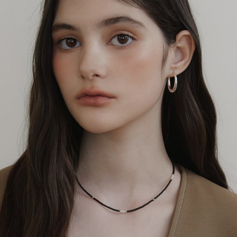 TATIANA (925 Silver) Pearl Layered Bead Necklace NZ2445