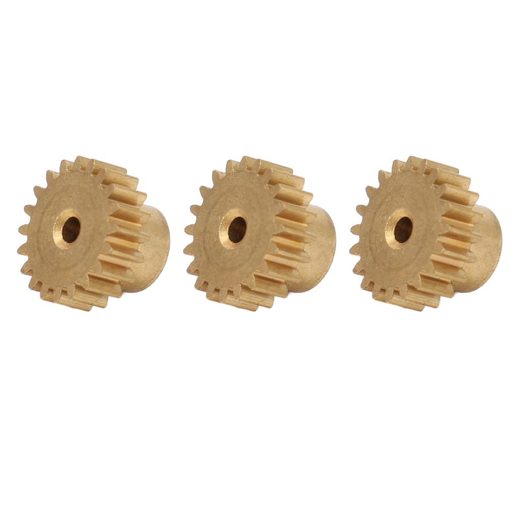 RC Motor Gear 20T M0.6 Copper RC Motor Pinion Set for 1/12 1/16 RC Cars for 370 380 390 Motors 3pcs
