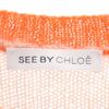 SEE BY CHLOE Italienischer Mohair-Mischstrick Ärmelloses Strickkleid 38 Damen Gebraucht