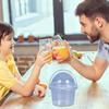 Langlebige durchsichtige Kunststoff-Lebensmittelaufbewahrungsbox Gefriersicherer Behälter Milchtee-Eimer Für Restaurants Catering Heimgebrauch